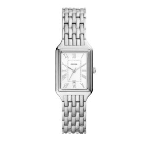 Fossil Uhr - Raquel Three-Hand Date Stainless Steel Watch - Gr. unisize - in Silber - für Damen