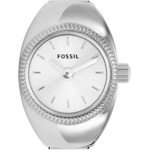 Fossil Uhr - Watch Ring Two-Hand Stainless Steel - Gr. unisize - in Silber - für Damen