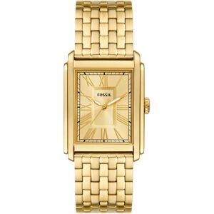 Fossil Uhren - Carraway Three-Hand Stainless Steel Watch - Gr. unisize - in Gold - für Damen