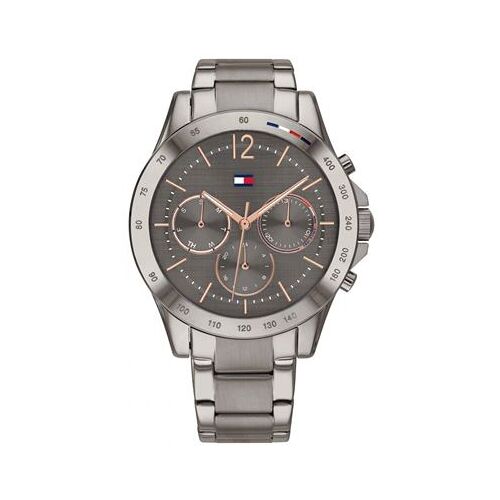 Tommy Hilfiger Armbanduhr Damen Grau ONESIZE