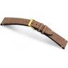 MANUFAKTURWERK Uhrenarmband "UHLENHORST" (Vegetabiles Vintage Leder) – goldene Schließe Sand / XL (Large) / 18/16 mm