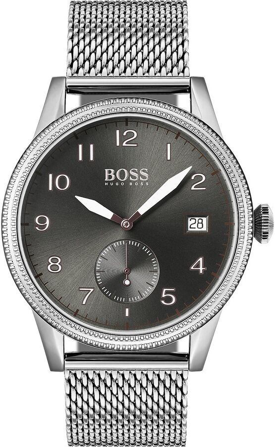 Boss Hugo Boss Boss Herren-Uhren Analog Quarz One Size Edelstahl 87644464