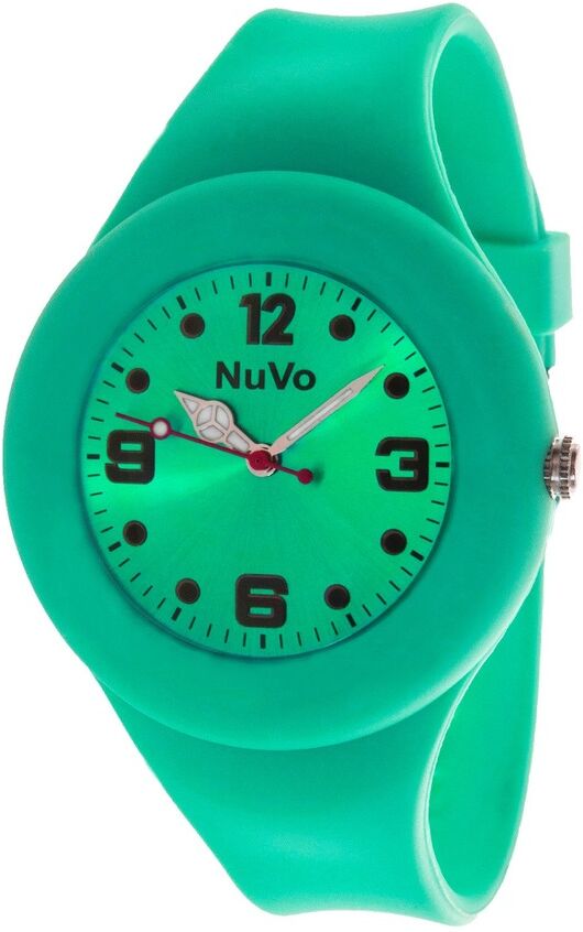 Nuvo Wunderschöne Unisex Armbanduhr mit grünem Ziffernblatt