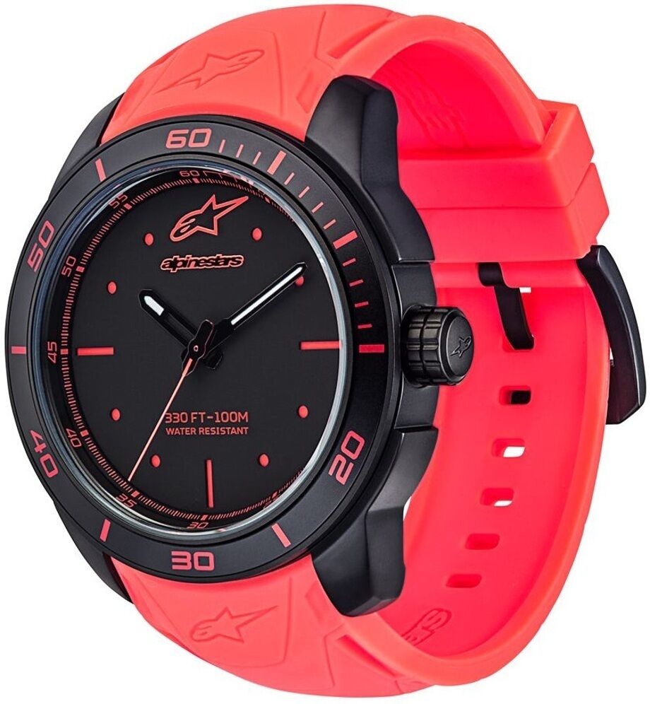 Alpinestars Tech Black Matte Armbanduhr Rot Einheitsgröße