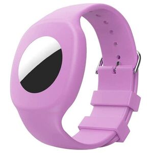 Generic AirTags silicone wrist strap - Purple