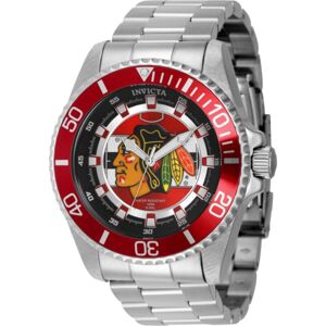 Invicta NHL - Chicago Blackhawks 42234 - Mænd Kvarts ur - 47mm