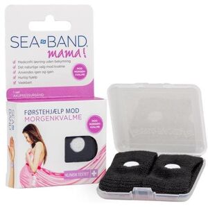 Sea - Band Akupressurbånd Mod Graviditetskvalme I Farven Sort - Sea Band - Acupressure - Buump