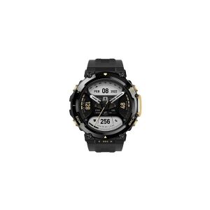 Huami Amazfit T-Rex 2 - Astro-sort og guld - smart ur med rem - silikone - håndledsstørrelse: 140-205 mm - display 1.39 - Bluetooth - 66.5 g