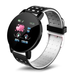 119plus smart armbånd pulsmåling smart ur black gray