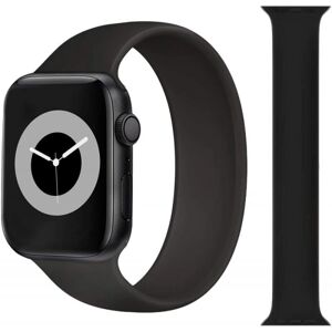 ExpressVaruhuset Elastisk sportsarmbånd Apple Watch 38/40/41mm - Sort Black Medium