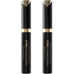 2-pack Max Factor Masterpiece Max Mascara Black 7,2ml Black