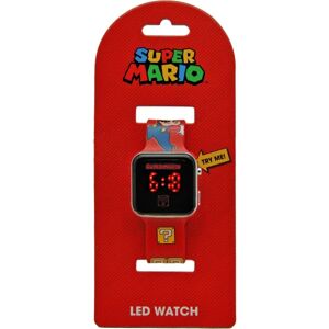 Kids Licencing Børneur super mario digitalt armbåndsur nintendo ur led