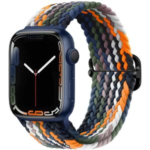 Global Apple Watch armbånd i flettet nylon 42/44/45 Orange one size