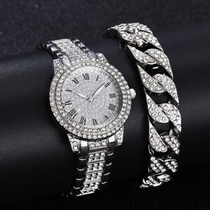 LOST STAR Diamond Rhinestone ure til kvinder luksus mærke guld armbånd