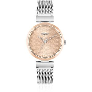 HUGO Mesh-bracelet watch with stacked-logo dial