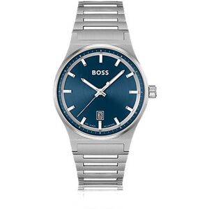 Boss Blue-dial watch with stainless-steel link bracelet