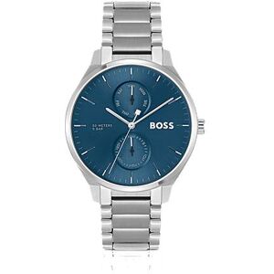 Boss Blue-dial watch with stainless-steel link bracelet