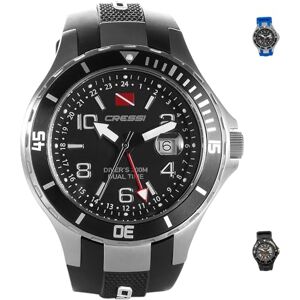 Cressi Traveller Dual Time – Professional Diving Watch, Water-Resistant to 200 m/20 ATM