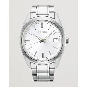 Seiko Sapphire 40mm Steel Silver Dial men One size Sølv