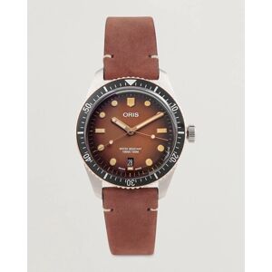 Oris Divers Sixty-Five 40mm Leather Bracelet Brown men One size Brun