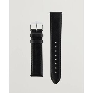 HIRSCH Osiris Calf Leather Watch Strap Black men 22MM Sort