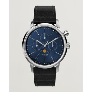 Timex Marlin Moon Phase Quartz 40mm Blue Dial men One size Blå