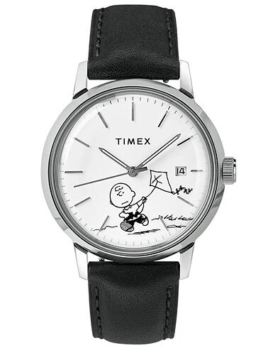 Timex Marlin Automatic Charlie Brown Black/White Dial men One size Sort