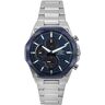 Reloj para hombre Casio Edifice analógico de línea delgada con cronógrafo de cristal de zafiro y esfera azul Solar EFS-S570DB-2A 100M