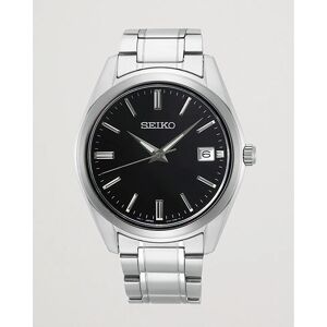 Seiko Sapphire 40mm Steel Black Dial - Ruskea - Size: One size - Gender: men