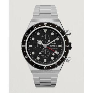 Timex Time Zone Chronograph 40mm Black Dial - Valkoinen - Size: One size - Gender: men