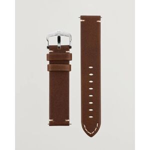HIRSCH Ranger Retro Leather Watch Strap Golden Brown - Ruskea - Size: 20MM - Gender: men