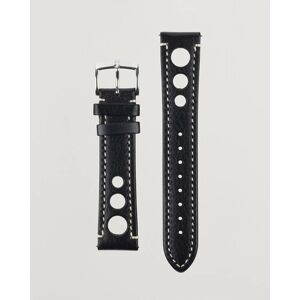 HIRSCH Rally Natural Leather Racing Watch Strap Black - Ruskea - Size: 18MM 22MM - Gender: men