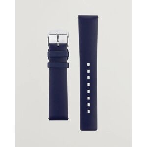 HIRSCH Pure Natural Rubber Watch Strap Blue - Musta - Size: 18MM 20MM 22MM - Gender: men