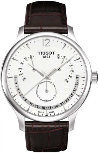 Tissot, Tissot Tradition Perpetual Calendar T063.637.16.037.00, miesten rannekello