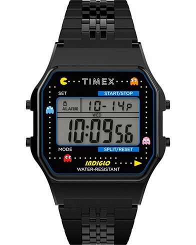 Timex T80 Pac Man Collection Bracelet Black