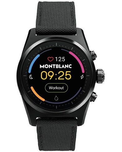 Montblanc Summit Lite Smartwatch Black Fabric Strap