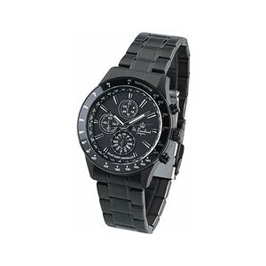 St. Leonhard : Montre radio-pilotée solaire pour homme - coloris noir - Publicité