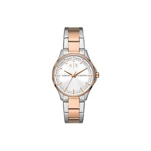 Fossil Montre Armani Exchange à trois aiguilles en acier inoxydable, bicolore, pour femme, AX5258 - Publicité