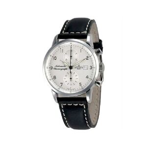 Zeno Chronographe Homme Watch Basel pour Analogiques Automatique avec Bracelet de Cuir 6069BVDWGe2 - Publicité