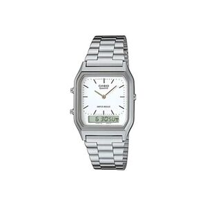 Casio Vintage AQ-230A-7DMQYES - Montre-bracelet - quartz - analogique + digital - résine - Publicité