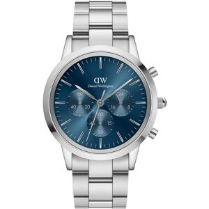 Montre Daniel Wellington Iconic Chronograph Link Arctic DW00100644 Argent