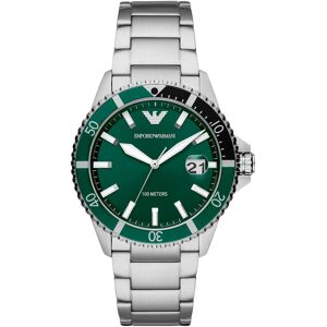 Giorgio Armani Montre Emporio Armani AR11338 Silver/Green - Publicité