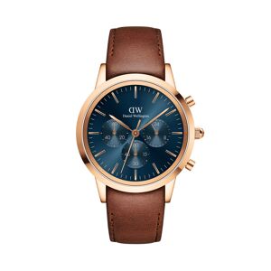 Montre Daniel Wellington Iconic Chronograph St Mawes Arctic DW00100639 Marron