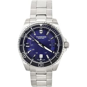 Victorinox Swiss Army Maverick Grand cadran bleu en acier inoxydable Quartz 242007 100M Montre pour homme - Publicité