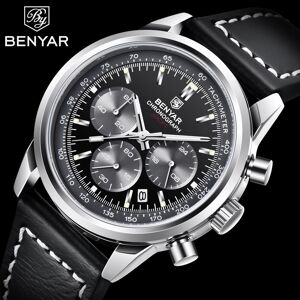 BENYAR Quartz montres étanches mouvement hommes montres à Quartz horloge de luxe décontracté hommes montre de Sport - Publicité