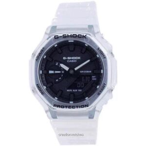 Casio G-Shock Skeleton Transparent Diver's Analog Digital Quartz GA-2100SKE-7A GA2100SKE-7 200M Montre Homme - Publicité