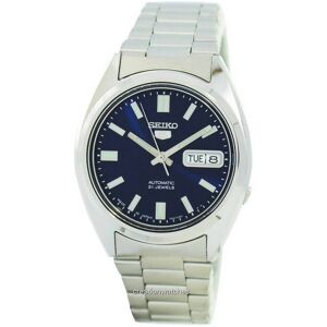 Montre pour homme Seiko 5 automatique 21 bijoux fabriquée au Japon SNXS77 SNXS77J1 SNXS77J - Publicité