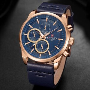 Montre-bracelet d affaires pour hommes avec bracelet en cuir de luxe et de date