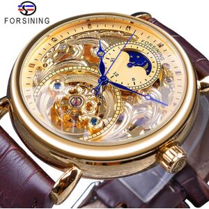 Nouveau haut montre pour hommes squelette automatique montre mécanique mode Tourbillon lune éléphant