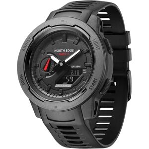 TOMTOP NORTH EDGE Mars 3 Montre militaire numérique pour hommes, boîtier en Fiber de carbone, étanche 50M, montres de sport, heure mondiale, montre-bracelet LED - Publicité